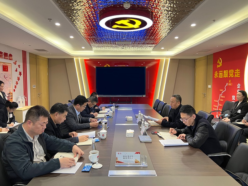 陜西建材科技集團副總經(jīng)理王琦一行到智引公司調(diào)研指導(dǎo)工作