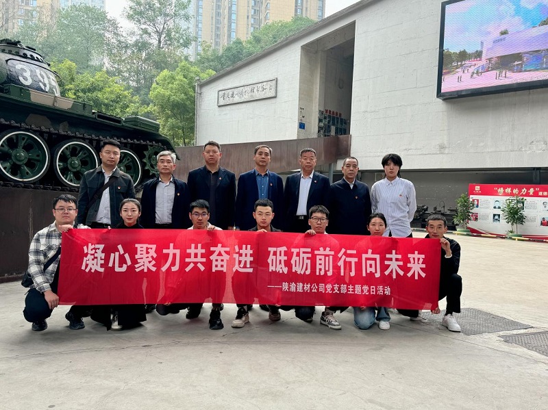 陜渝建材公司黨支部開展“凝心聚力共奮進(jìn)，砥礪前行向未來”主題黨日活動(dòng)
