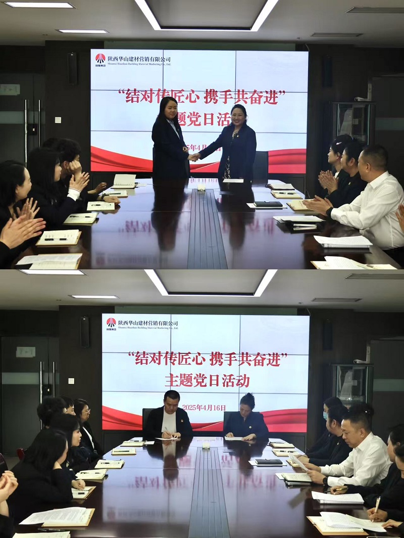華山營銷公司黨支部開展“結(jié)對傳匠心 攜手共奮進(jìn)”主題黨日活動(dòng)