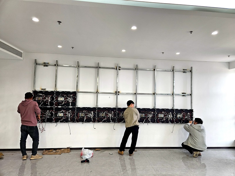 智引公司高效完成神木煤化工公司LED屏幕搬遷任務