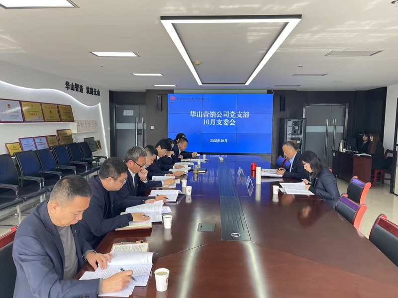 轉(zhuǎn)觀念 優(yōu)策略 強(qiáng)聯(lián)動(dòng) 促增長(zhǎng)——王琦督導(dǎo)華山營(yíng)銷公司黨支部（班子）理論學(xué)習(xí)暨支委會(huì)會(huì)議